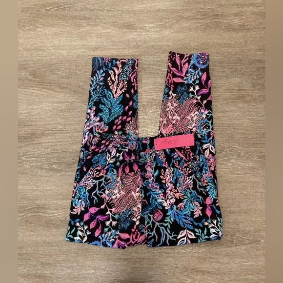 Lilly Pulitzer Emora Pants Joggers Onx Twilight XXS NWT - Picture 7 of 7